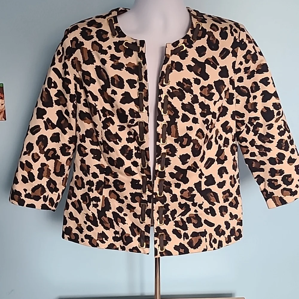 David Brooks Leporad Print Jacket - Picture 1 of 11